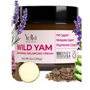 Wild Yam Cream for Hormone Balance – Progesterone Cream Alternative for PMS